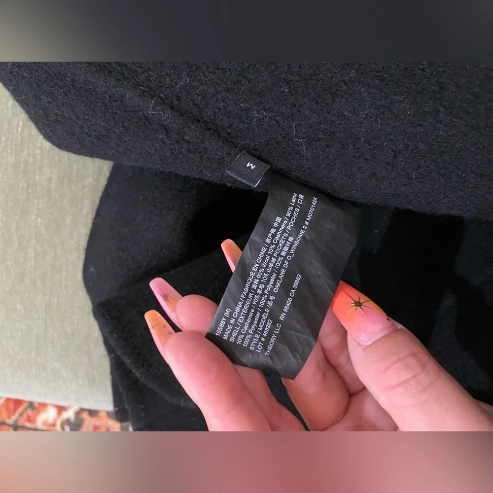 Theory Cashmere Wrap Coat - Picture 4 of 4